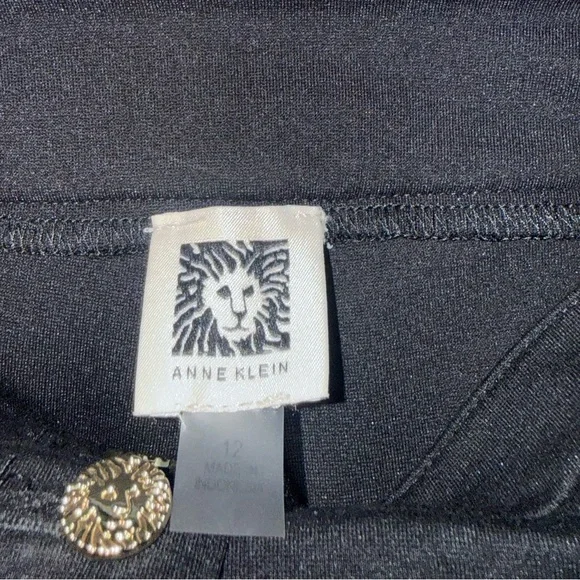 Anne Klein Black Wide -Leg Dress Trousers NWOT 💕 - Picture 7 of 9